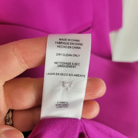 NEW WAYF Single Button Blazer Suit Jacket Pink Purple Size Medium - Picture 7 of 10